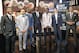 From left, NBA draft prospects Marcus Smart of Oklahoma State, Tyler Ennis of Syracuse, Andrew Wiggins and Joel Embiid of Kansas, Noah Vonleh of Indiana, Doug McDermott of Creighton and Aaron Gordon of Arizona pose for a photograph before the NBA basketball draft lottery in New York, Tuesday, May 20, 2014. (AP Photo/Kathy Willens)