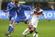 MILAN, ITALY - NOVEMBER 15: Mario Gotze (R) of Germany compete for the ball with Claudio Marchisio (L) of Italy during the international friendly match between Italy and Germany at Giuseppe Meazza Stadium on November 15, 2013 in Milan, Italy. (Photo by Marco Luzzani/Getty Images)