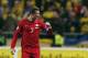 FILE - In this Nov.19, 2013, file photo, shows Portugal's Cristiano Ronaldo during the World Cup qualifying playoff second leg soccer match between Sweden and Portugal in Stockholm, Sweden. (AP Photo/Frank Augstein)