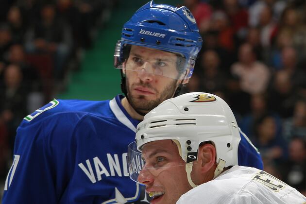 Canucks' Kesler Perfect Fit as Shutdown Centre for Ducks