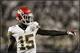 Sep 19, 2013; Philadelphia, PA, USA; Kansas City Chiefs wide receiver A.J. Jenkins (15) during the second quarter against the Philadelphia Eagles at Lincoln Financial Field. The Chiefs defeated the Eagles 26-16. Mandatory Credit: Howard Smith-USA TODAY Sports
