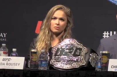 Video: Rousey Says Floyd Would 'Box the Hell out of Me'