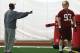 ASHBURN, VA - MAY 17: Trent Murphy #93 works out during Washington Redskins rookie minicamp at Redskins Park on May 17, 2014 in Ashburn, Virginia. (Photo by Mark Wilson/Getty Images)