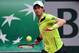 PARIS, FRANCE - MAY 27: Andy Murray of Great Britain returns a shot during his men's singles match against Andrey Golubev of Kazakhstan on day three of the French Open at Roland Garros on May 27, 2014 in Paris, France. (Photo by Matthias Hangst/Getty Images)