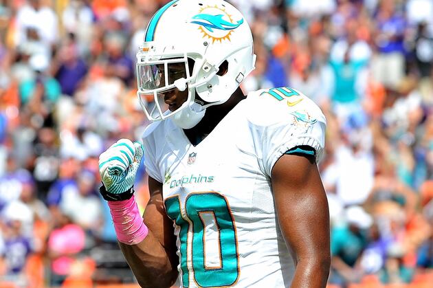 Brandon Gibson Taking Part in Dolphins OTAs