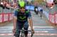 An exhausted Nairo Quintana crosses the finish line to win Stage 16 to Val Martello/Martelltal and take the pink jersey.