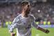 Real's Sergio Ramos, gestures, after scoring his side's first goal , during the Champions League final soccer match between Atletico Madrid and Real Madrid, at the Luz stadium, in Lisbon, Portugal, Saturday, May 24, 2014. (AP Photo/Manu Fernandez)