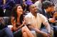 LOS ANGELES, CA - MAY 12: Kim Kardashian and recording artist Kanye West attend a game between the Denver Nuggets and the Los Angeles Lakers in Game Seven of the Western Conference Quarterfinals during the 2012 NBA Playoffs at Staples Center on May 12, 2012 in Los Angeles, California. NOTE TO USER: User expressly acknowledges and agrees that, by downloading and/or using this Photograph, user is consenting to the terms and conditions of the Getty Images License Agreement. Mandatory Copyright Notice: Copyright 2012 NBAE (Photo by Andrew D. Bernstein/NBAE via Getty Images)