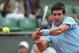 Serbia's Novak Djokovic returns the ball to France's Jeremy Chardy during their second round match of the French Open tennis tournament at the Roland Garros stadium, in Paris, France, Wednesday, May 28, 2014. (AP Photo/David Vincent)