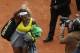 Serena Williams of the U.S. leaves after losing her second round match of the French Open tennis tournament in two sets 2-6, 2-6, against Spain's Garbine Muguruza at the Roland Garros stadium, in Paris, France, Wednesday, May 28, 2014. (AP Photo/Darko Vojinovic)