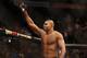 Alistair Overeem is seen before his fight against Travis Browne in their UFC on Fox Sports 1 mixed martial arts heavyweight bout in Boston, Saturday, August 17,2013. Browne won via first round TKO. (AP Photo/Gregory Payan)