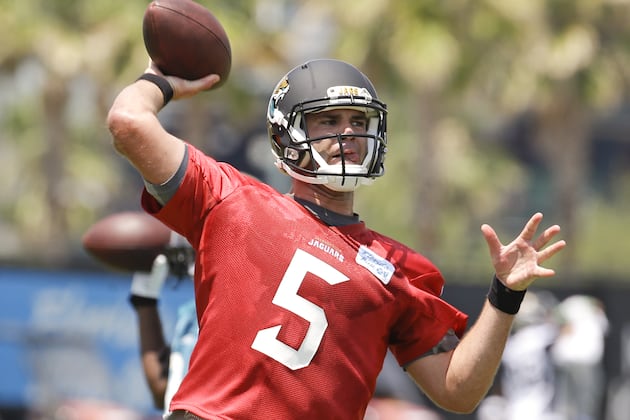 Jaguars Coaches Praise Bortles' Work Ethic After First Practice with Veterans
