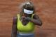 Serena Williams appears frustrated in her second-round loss at the 2014 French Open.