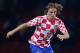 GLASGOW, SCOTLAND - OCTOBER 15: Luka Modric of Croatia in action during the FIFA 2014 World Cup Qualifying Group A match between Scotland and Croatia at Hampden Park on October 15, 2013 in Glasgow, Scotland. (Photo by Clive Brunskill/Getty Images)