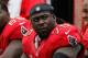 Dec 15, 2013; Tampa, FL, USA; Tampa Bay Buccaneers guard Davin Joseph (75) during the first quarter against the San Francisco 49ers at Raymond James Stadium. Mandatory Credit: Kim Klement-USA TODAY Sports