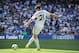 MADRID, SPAIN - MAY 17: Alvaro Morata of Real Madrid FC scores Real's third goal during the La Liga match between Real Madrid CF and RCD Espanyol at Santiago Bernabeu stadium on May 17, 2014 in Madrid, Spain. (Photo by Denis Doyle/Getty Images)