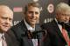 Bryan Price answers questions with general manager Walt Jocketty, left, and team owner Bob Castellini, after Price was named manager of the Cincinnati Reds baseball team, Tuesday, Oct. 22, 2013, in Cincinnati. (AP Photo/Al Behrman)