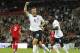 England's Rickie Lambert celebrates after scoring a goal during the World Cup group H qualifier soccer match between England and Moldova at Wembley Stadium in London, Friday, Sept. 6, 2013. (AP Photo/Sang Tan)