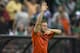 Mexicol's Miguel Layun celebrates after scoring during a friendly soccer match against Israel, in Mexico City, Wednesday, May 28, 2014. (AP Photo/Eduardo Verdugo)