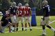 Brian Kelly works with Irish quarterbacks
