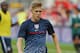 KANSAS CITY, KS - OCTOBER 11: Aron Johannsson #9 of the U.S. Men's National Soccer Team warms up before the game against Jamaica at Sporting Park on October 11, 2013 in Kansas City, Kansas. (Photo by Kyle Rivas/Getty Images)
