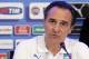 Italy coach Cesare Prandelli smiles during a press conference at Coverciano training grounds, in Florence, Monday, May 26, 2014. In Brazil, Italy is in Group D with England, Uruguay and Costa Rica. (AP Photo/Fabrizio Giovannozzi)