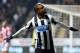 Newcastle United's Loic Remy celebrates his goal during their English Premier League soccer match against Stoke City at St James' Park, Newcastle, England, Thursday, Dec. 26, 2013. (AP Photo/Scott Heppell)