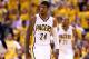 INDIANAPOLIS, IN - MAY 28: Paul George #24 of the Indiana Pacers reacts against the Miami Heat during Game Five of the Eastern Conference Finals of the 2014 NBA Playoffs at Bankers Life Fieldhouse on May 28, 2014 in Indianapolis, Indiana. NOTE TO USER: User expressly acknowledges and agrees that, by downloading and or using this photograph, User is consenting to the terms and conditions of the Getty Images License Agreement. (Photo by Andy Lyons/Getty Images)
