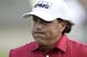 Phil Mickelson reacts after making double bogey on the 17th hole during the first round of the Memorial golf tournament Thursday, May 29, 2014, in Dublin, Ohio. (AP Photo/Jay LaPrete)