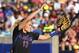 Florida starter Hannah Rogers pitches against Oregon during the first inning of an NCAA Women's College World Series softball tournament game in Oklahoma City, Friday, May 30, 2014. Florida won 4-0. (AP Photo/Alonzo Adams)