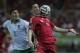 Spain's Fernando Torres, right, and Bolivia's Ronald Equino, left, vie for the ball during their friendly soccer match in Seville, on Friday, May 30. 2014. (AP Photo/Miguel Angel Morenatti)