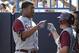 Feb 25, 2014; Tampa, FL, USA; Florida State Seminoles pitcher/outfielder Jameis Winston (44) come back into the dugout after he batted during the sixth inning against the New York Yankees at George M. Steinbrenner Field. Mandatory Credit: Kim Klement-USA TODAY Sports