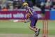 CAPE TOWN, SOUTH AFRCA - OCTOBER 21: Gautam Gambhir of the Kolkata Knight Riders in action during the Champions league twenty20 match between CLT20 Kolkata Knight Riders v Nashua Titans at Sahara Park Newlands on October 21, 2012 in Cape Town, South Africa. (Photo by Carl Fourie / Gallo Images/Getty Images)