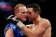 LONDON, ENGLAND - MAY 31: Carl Froch with George Groves after their IBF and WBA World Super Middleweight bout at Wembley Stadium on May 31, 2014 in London, England. (Photo by Scott Heavey/Getty Images)