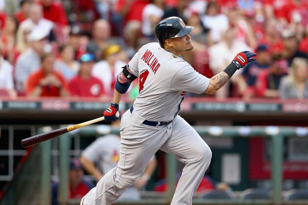 Molina Sitting Today vs. Giants