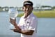 Thongchai Jaidee of Thailand poses with his trophy after winning the Nordea Masters at PGA National, Malmo, Sweden, Sunday June 1, 2014. (AP Photo/Anders Wiklund, TT News Agency) SWEDEN OUT