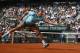 Spain's Rafael Nadal returns the ball during the third round match of the French Open tennis tournament against Argentina's Leonardo Mayer at the Roland Garros stadium, in Paris, France, Saturday, May 31, 2014. (AP Photo/Michel Euler)