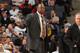 CHARLOTTE, NC - JANUARY 25: Patrick Ewing, Assistant Coach of the Charlotte Bobcats coaches during the game against the Chicago Bulls at the Time Warner Cable Arena on January 25, 2014 in Charlotte, North Carolina. NOTE TO USER: User expressly acknowledges and agrees that, by downloading and or using this photograph, User is consenting to the terms and conditions of the Getty Images License Agreement. Mandatory Copyright Notice: Copyright 2014 NBAE (Photo by Brock Williams-Smith/NBAE via Getty Images)