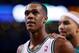 Mar 19, 2014; Boston, MA, USA; Boston Celtics point guard Rajon Rondo (9) celebrates after defeating the Miami Heat 101-96 at TD Garden. Mandatory Credit: Greg M. Cooper-USA TODAY Sports