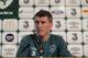 DUBLIN, IRELAND - NOVEMBER 13: Assistant manager Roy Keane speaks at a press conference at Gannon Park on November 13, 2013 in Dublin, Ireland. (Photo by Patrick Bolger/Getty Images)