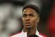 England's Raheem Sterling waits for the national anthems to begin during the international friendly soccer match between England and Denmark at Wembley stadium in London Wednesday, March 5, 2014. (AP Photo/Alastair Grant)