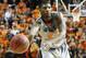 Oklahoma State guard Marcus Smart (33) is pictured in the second half of an NCAA college basketball game against Kansas in Stillwater, Okla., Saturday, March 1, 2014. Oklahoma State won 72-65. (AP Photo/Sue Ogrocki)