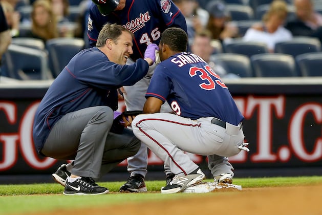 Santana Returns to Twins' Lineup After Stitches
