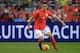 Netherlands' Stefan de Vrij plays the ball during the international friendly soccer match between Netherlands and Ecuador at ArenA stadium in Amsterdam, Netherlands, Saturday, May 17, 2014. (AP Photo/Peter Dejong)