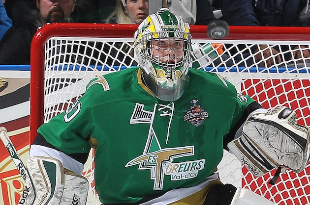 Leafs Sign QMJHL Playoff MVP Goalie Bibeau