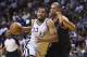 San Antonio Spurs' Boris Diaw (33) drives around Miami Heat's Shane Battier (31) during the first half of a NBA basketball game in Miami, Sunday, Jan. 26, 2014. (AP Photo/J Pat Carter)