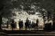 ELMONT, NY - JUNE 03: (EDITORS NOTE: An infrared camera was used to create this image.) A general view of horses and exercise riders heading to the main track for training at Belmont Park on June 3, 2014 in Elmont, New York. (Photo by Al Bello/Getty Images)