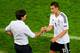 GDANSK, POLAND - JUNE 22: Miroslav Klose of Germany is congratulated by manager Head Coach Joachim Low of Germany after being substituted during the UEFA EURO 2012 quarter final match between Germany and Greece at The Municipal Stadium on June 22, 2012 in Gdansk, Poland. (Photo by Shaun Botterill/Getty Images)