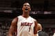 MIAMI, FL - MAY 30: Chris Bosh #1 of the Miami Heat celebrates against the Indiana Pacers in Game Six of the Eastern Conference Finals during the 2014 NBA Playoffs on May 30, 2014 in Miami, Fl. NOTE TO USER: User expressly acknowledges and agrees that, by downloading and or using this photograph, User is consenting to the terms and conditions of the Getty Images License Agreement. Mandatory Copyright Notice: Copyright 2014 NBAE (Photo by Issac Baldizon/NBAE via Getty Images)