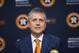 Houston Astros general manager Jeff Luhnow speaks during a news conference Wednesday, June 19, 2013 in Houston, to announce they have signed pitcher Mark Appel. Appel was selected with the first overall pick in the 2013 MLB First-Year Player Draft. (AP Photo/David J. Phillip)